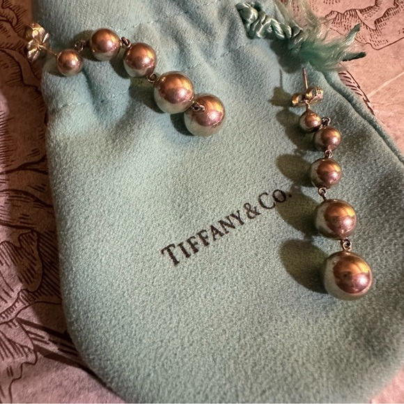 Tiffany & Co. Jewelry - Tiffany & Co. Rare Silver Graduated Ball Earrings
